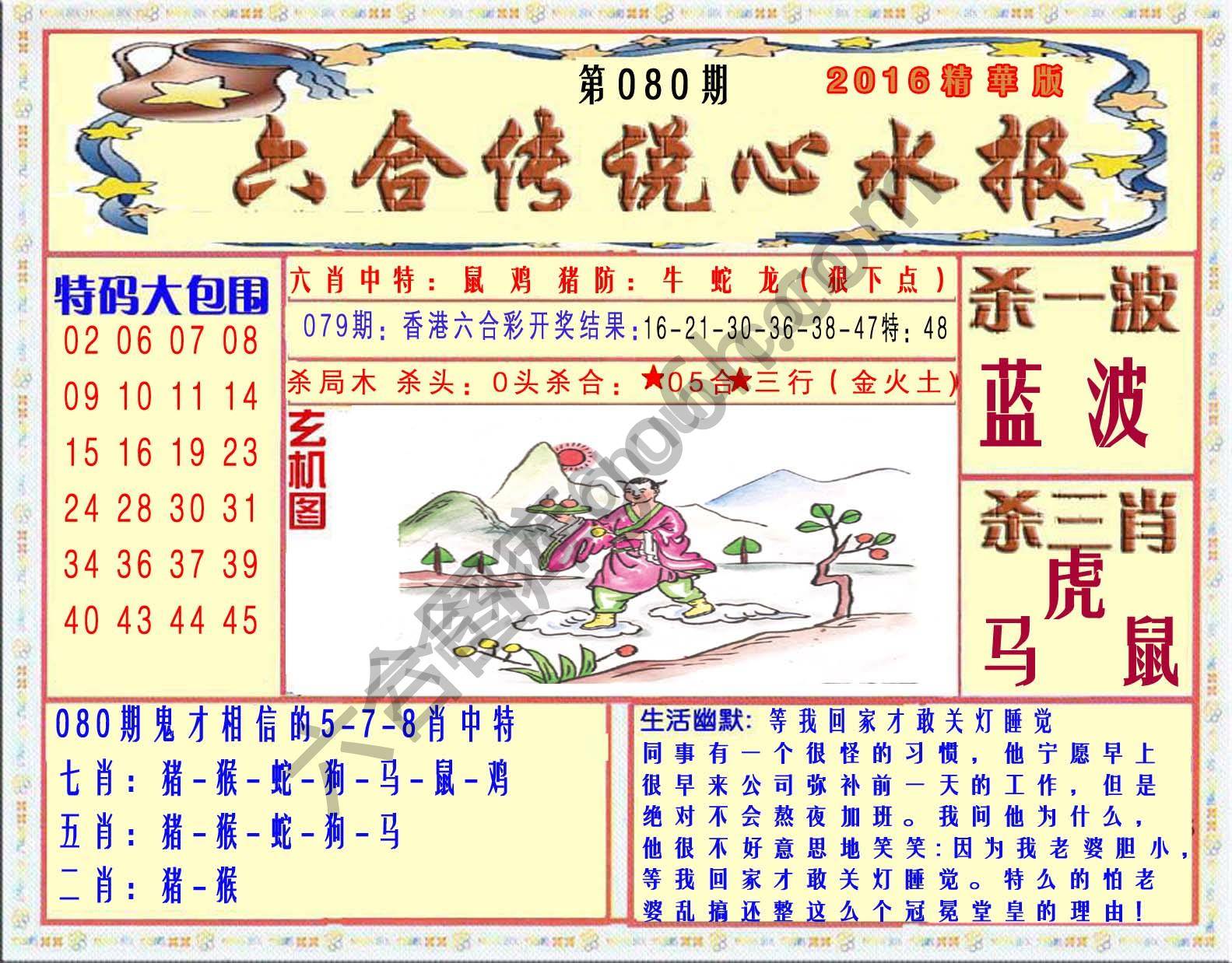 六合传说心水报
