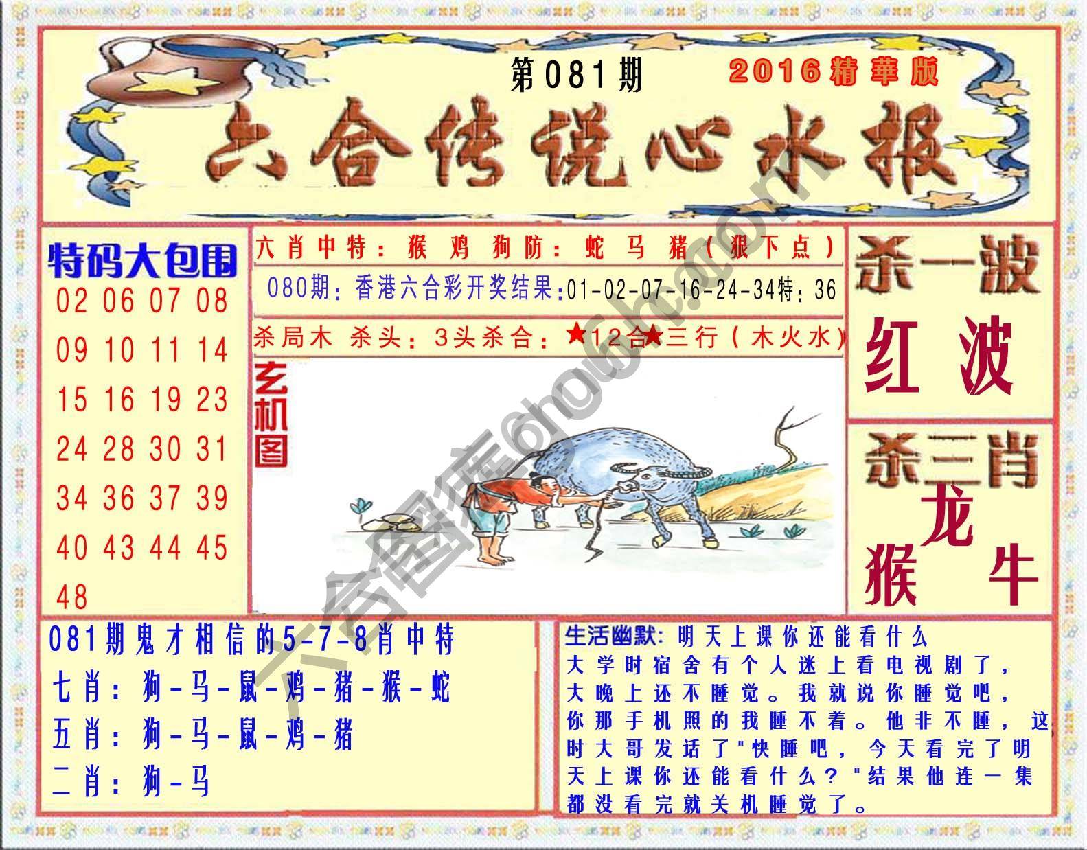六合传说心水报