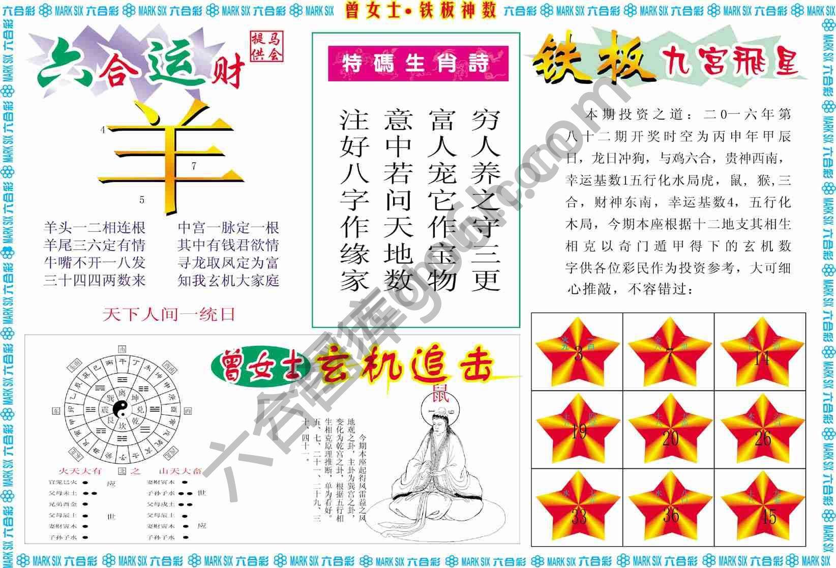 曾女士铁板神数
