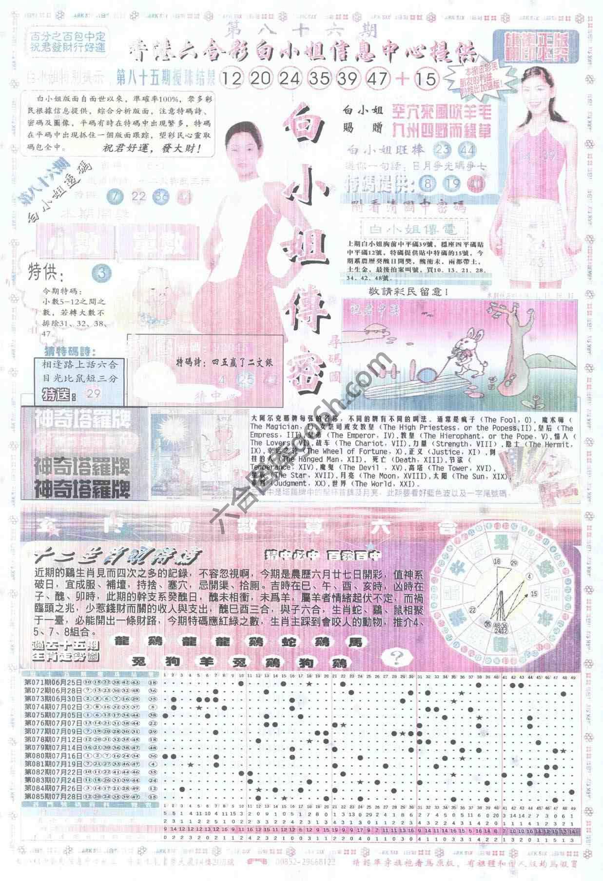 白小姐传密