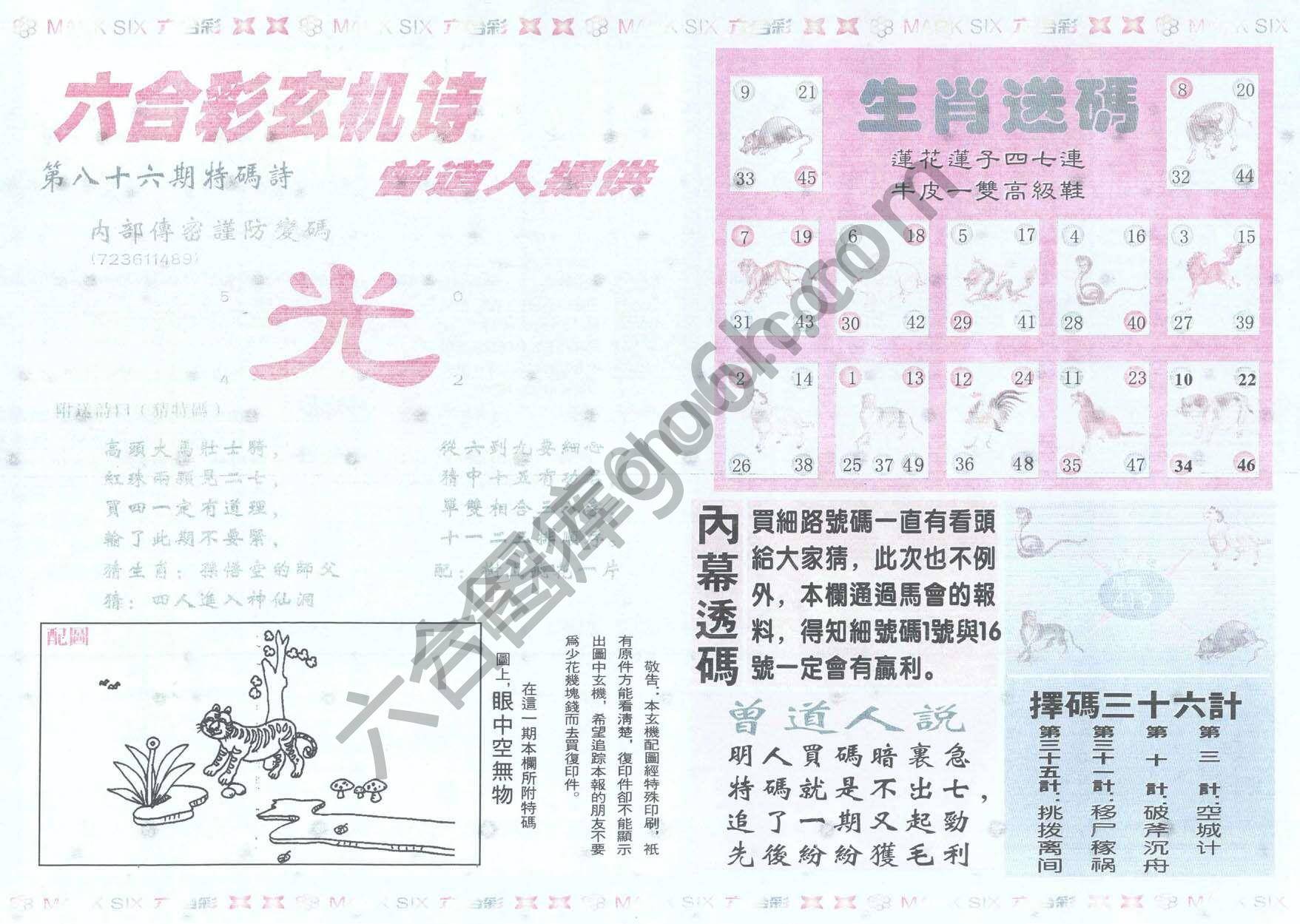 新曾道人内幕玄机
