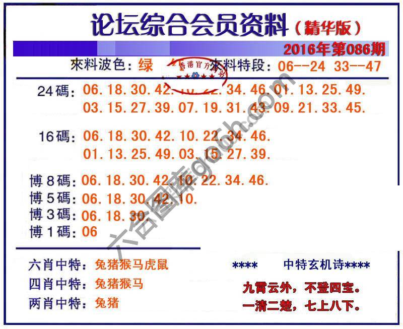 综合会员资料