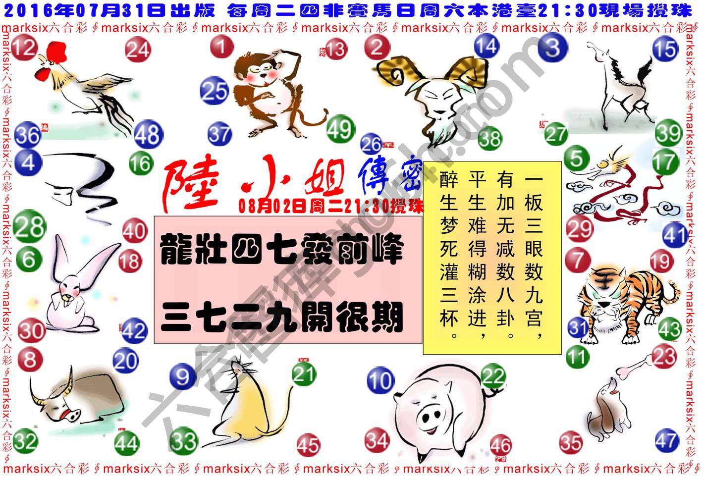 陆小姐传密