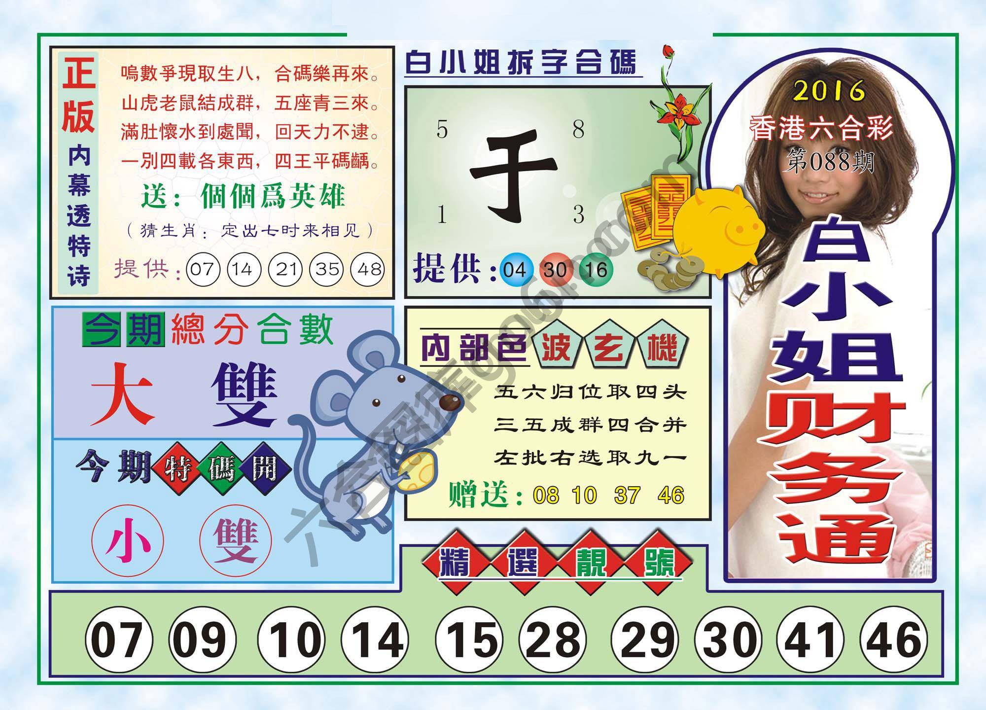白小姐财务通