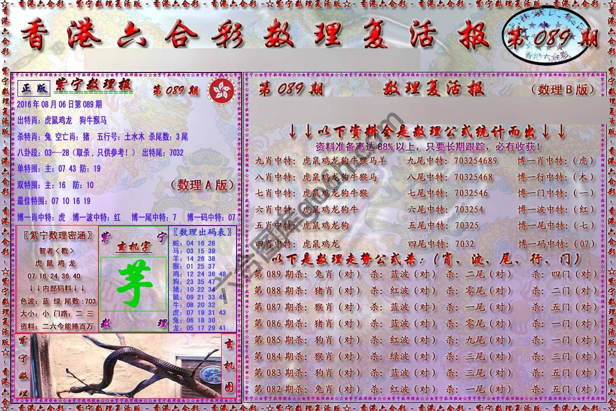 数理复活报