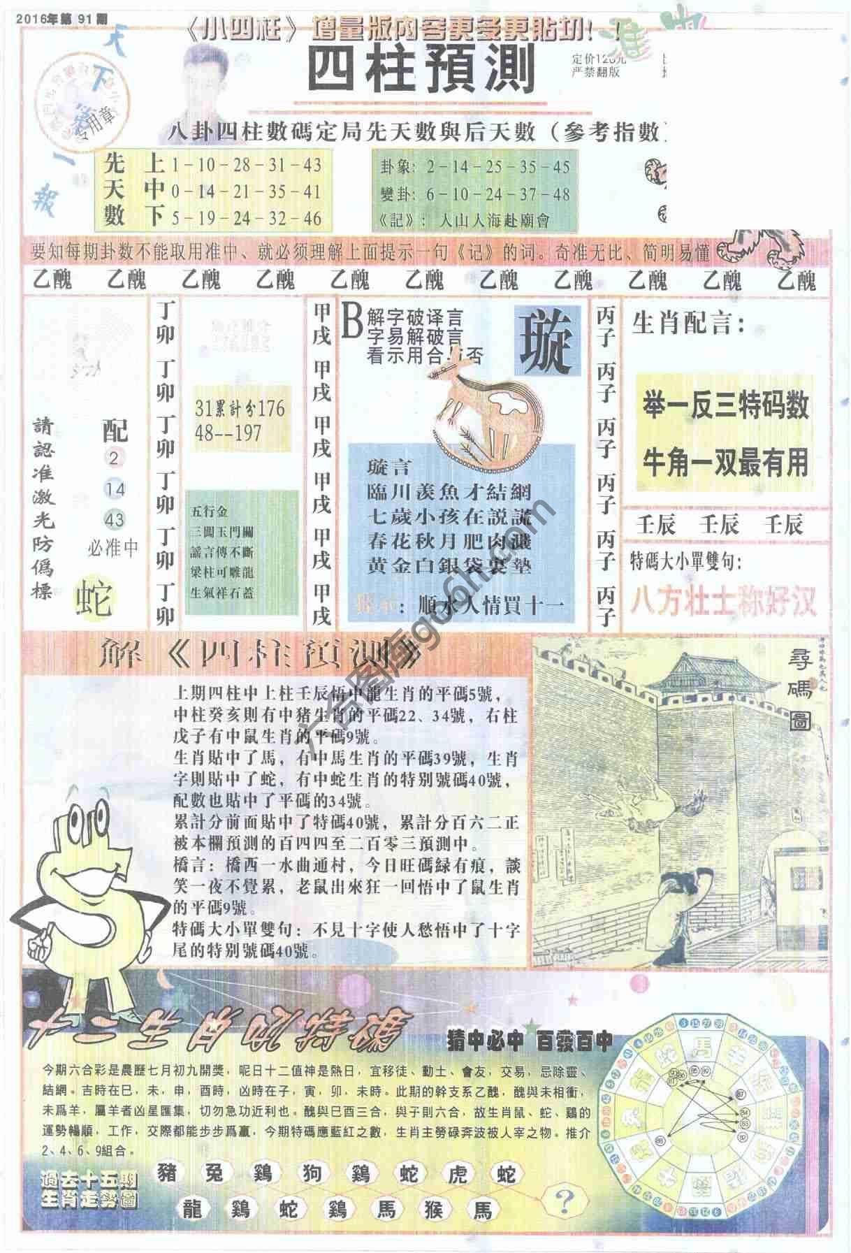 四柱预测