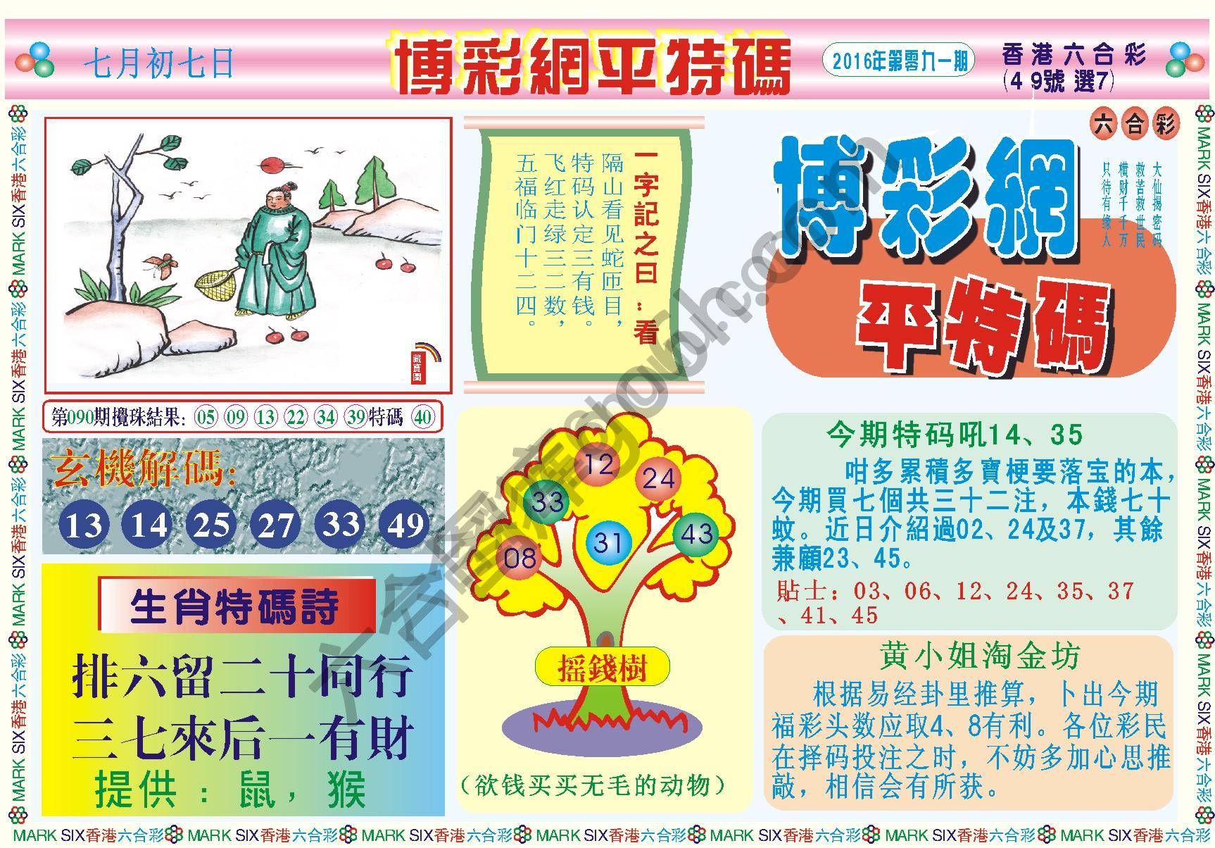 博彩网平特码