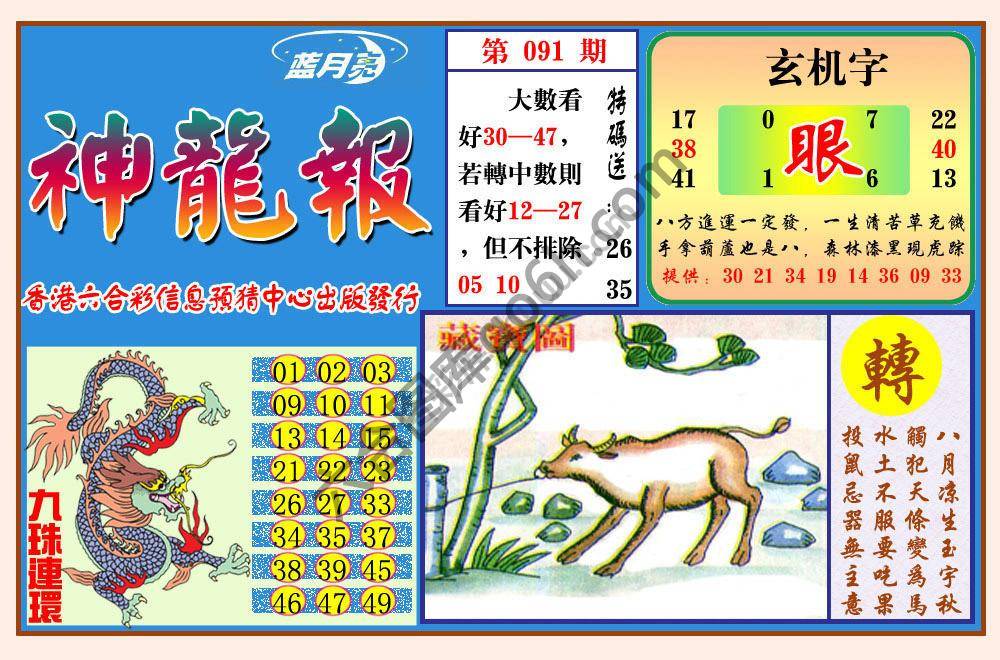 蓝月亮神龙报
