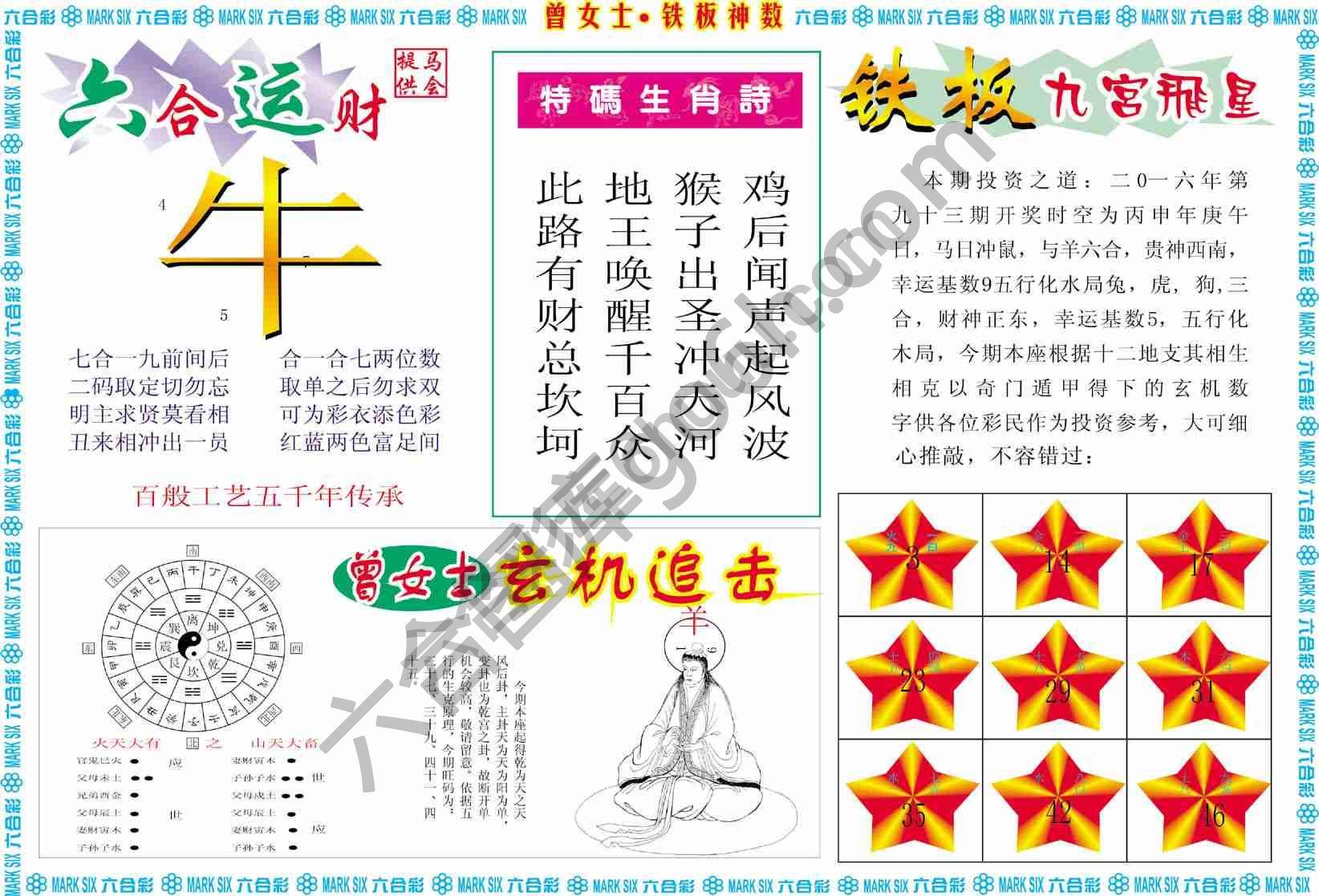 曾女士铁板神数