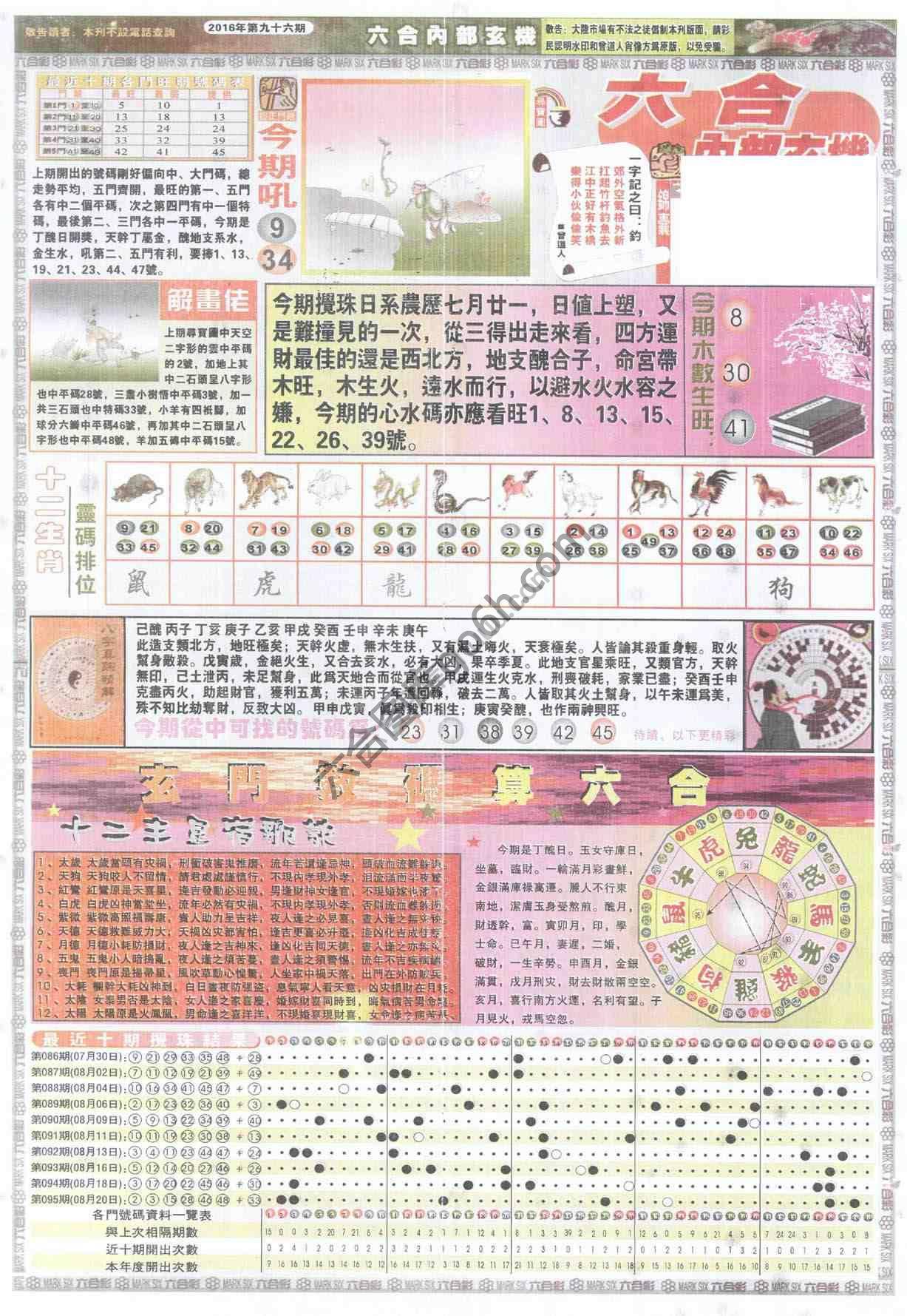 六合内部玄机
