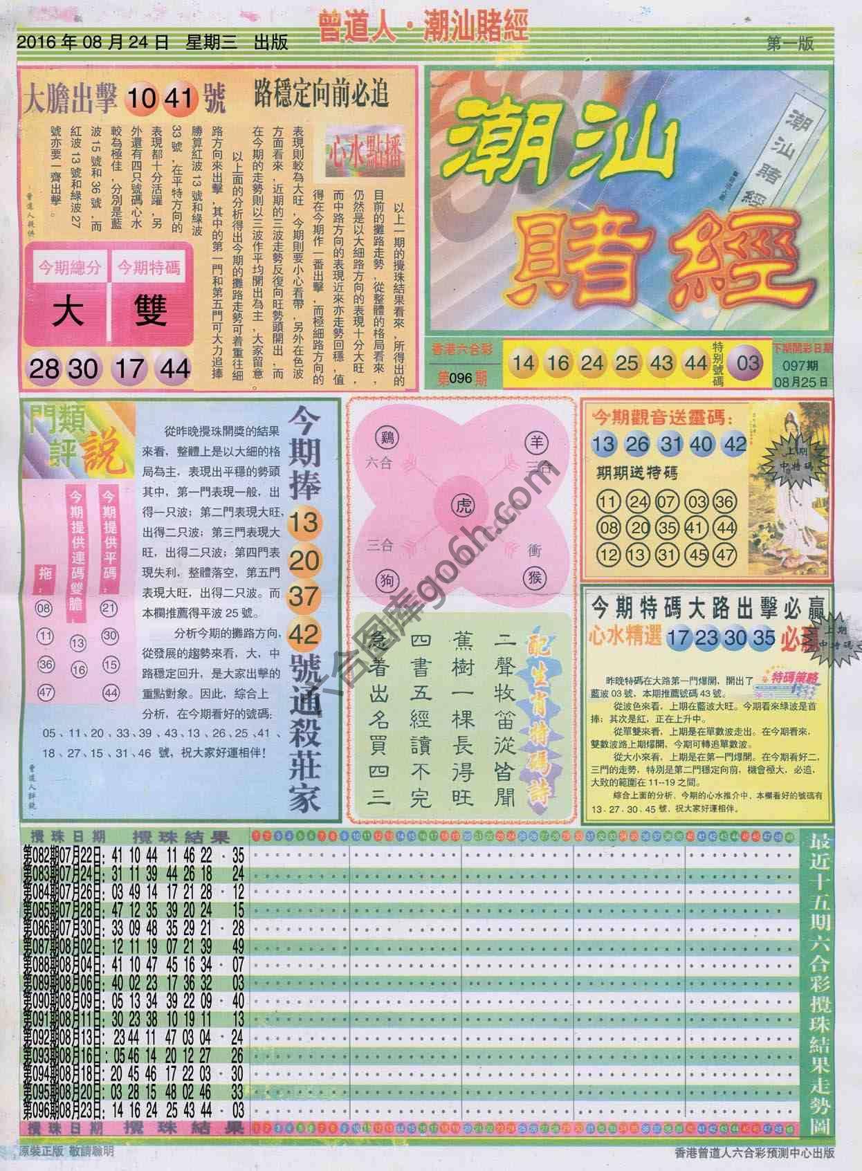 曾道人潮汕赌经
