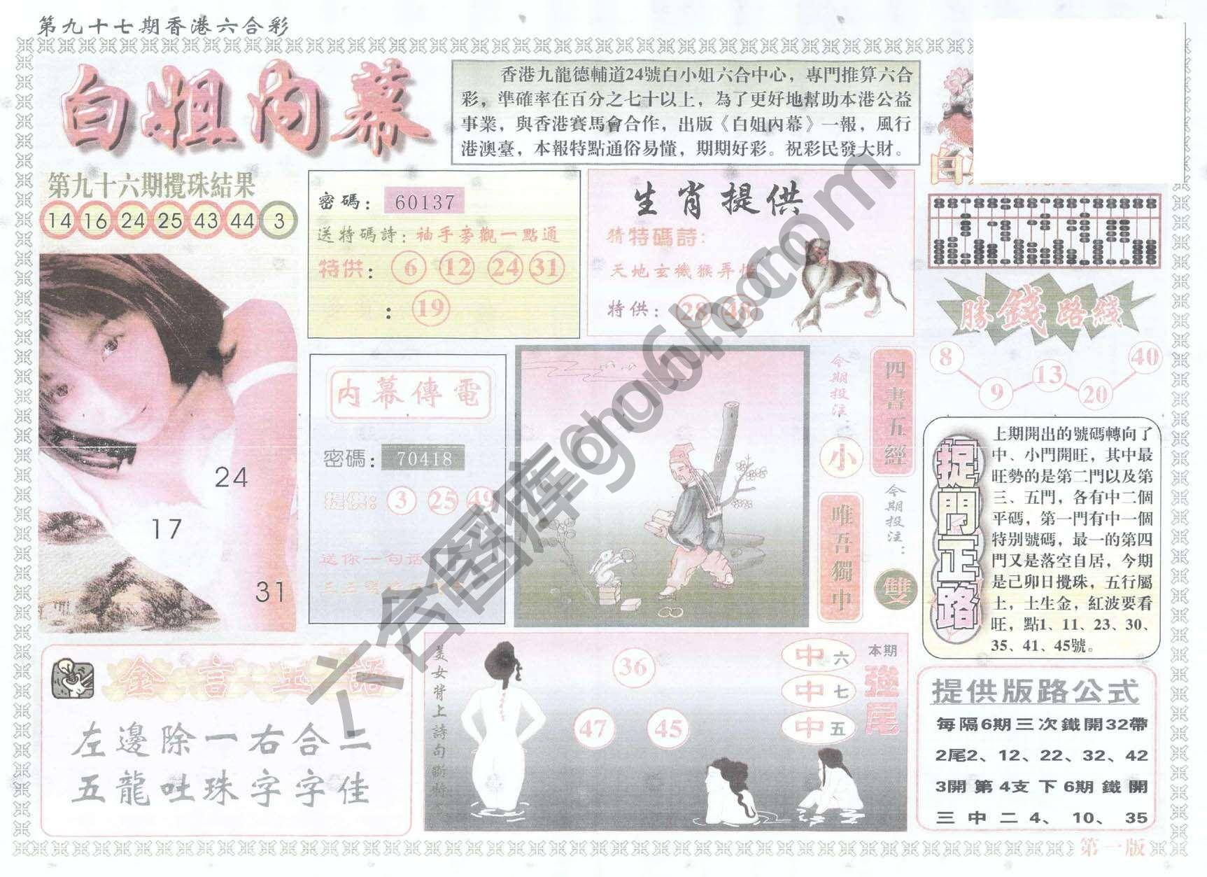 白姐内幕