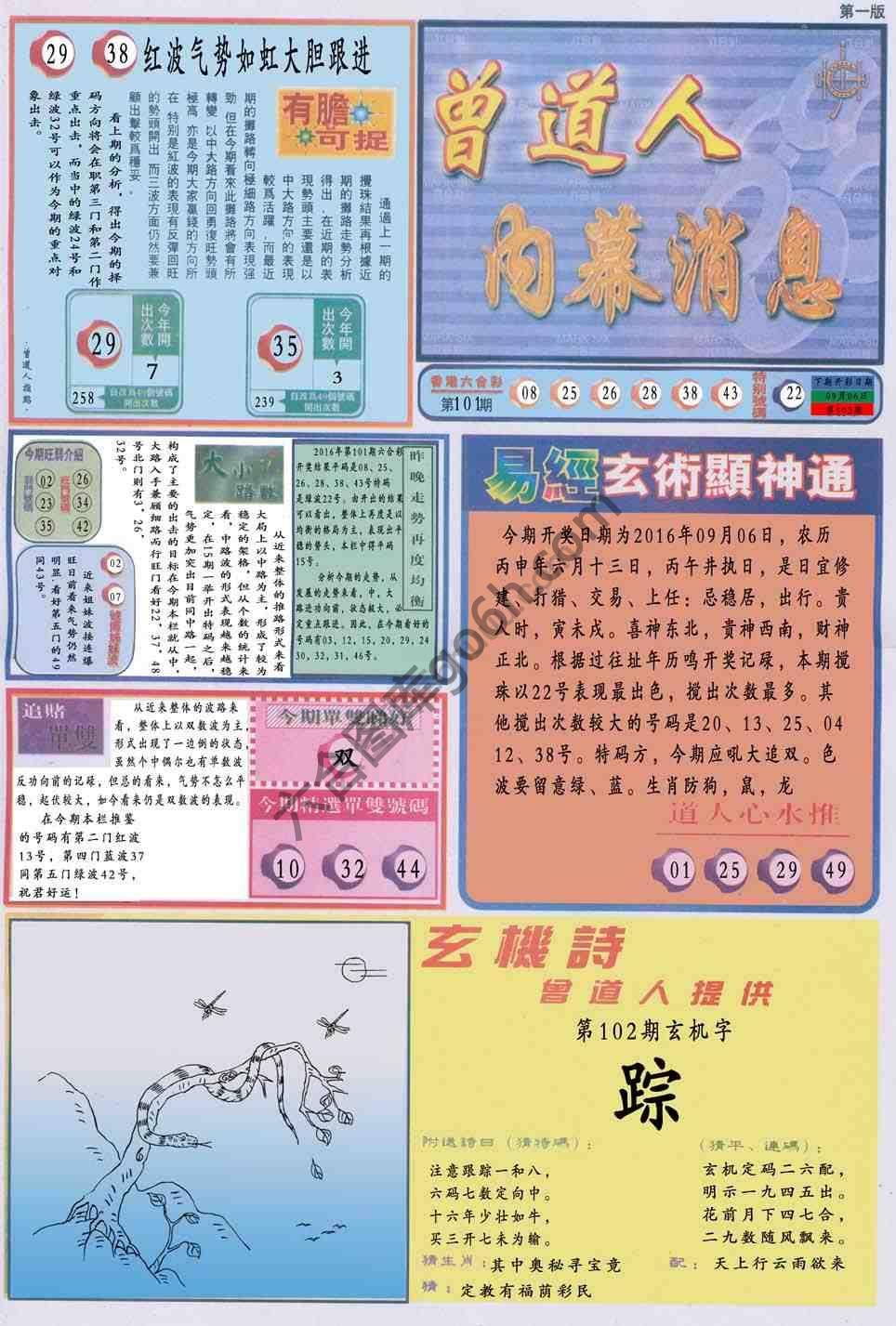 曾道人内幕消息