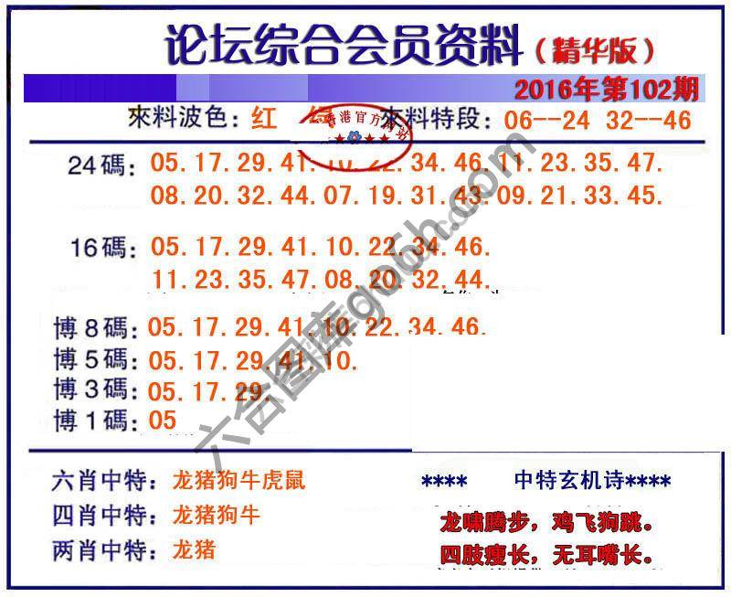综合会员资料