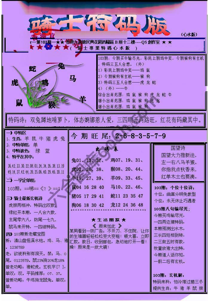 另类骑士特码版