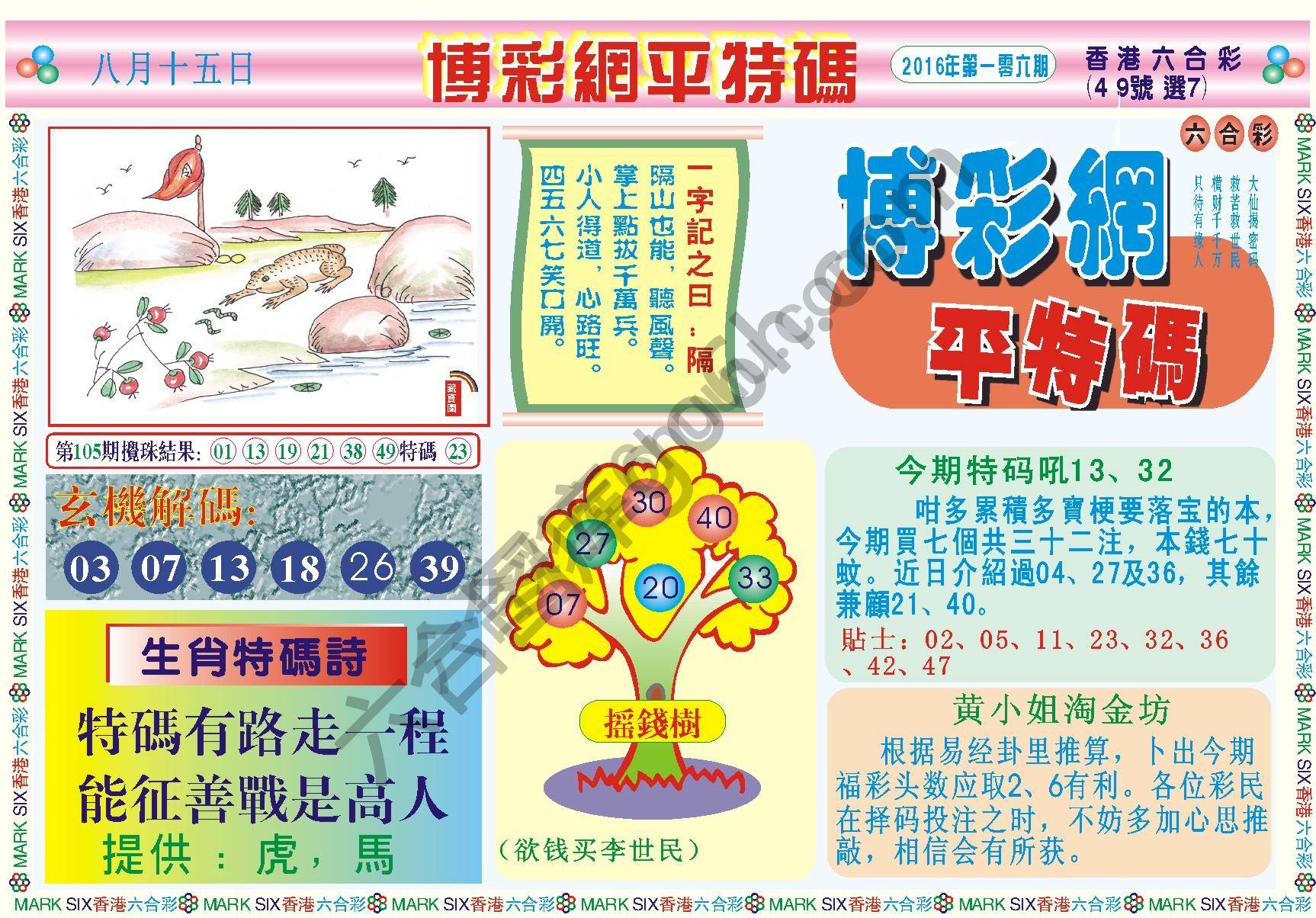 博彩网平特码