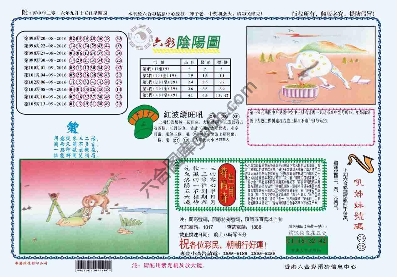 六彩阴阳图