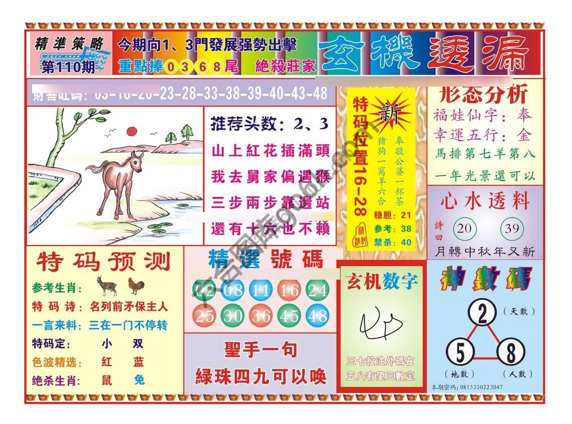 玄机透漏