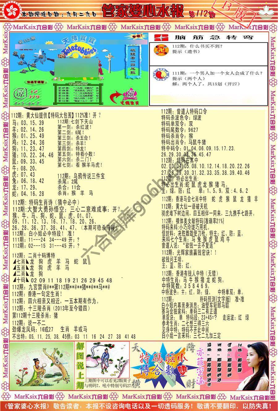 管家婆心水报