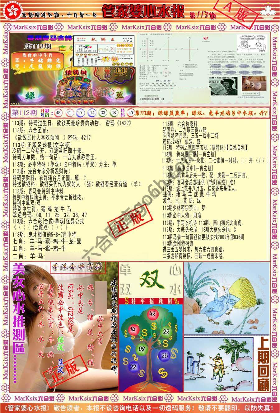 管家婆心水报