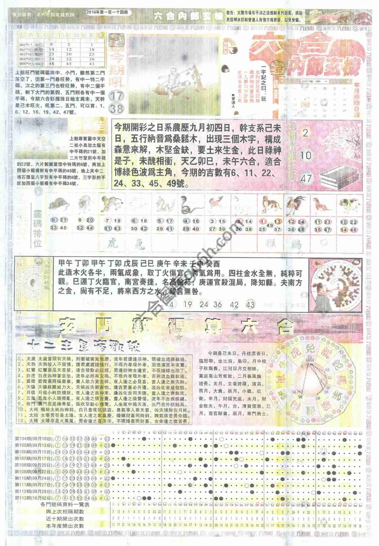 六合内部玄机