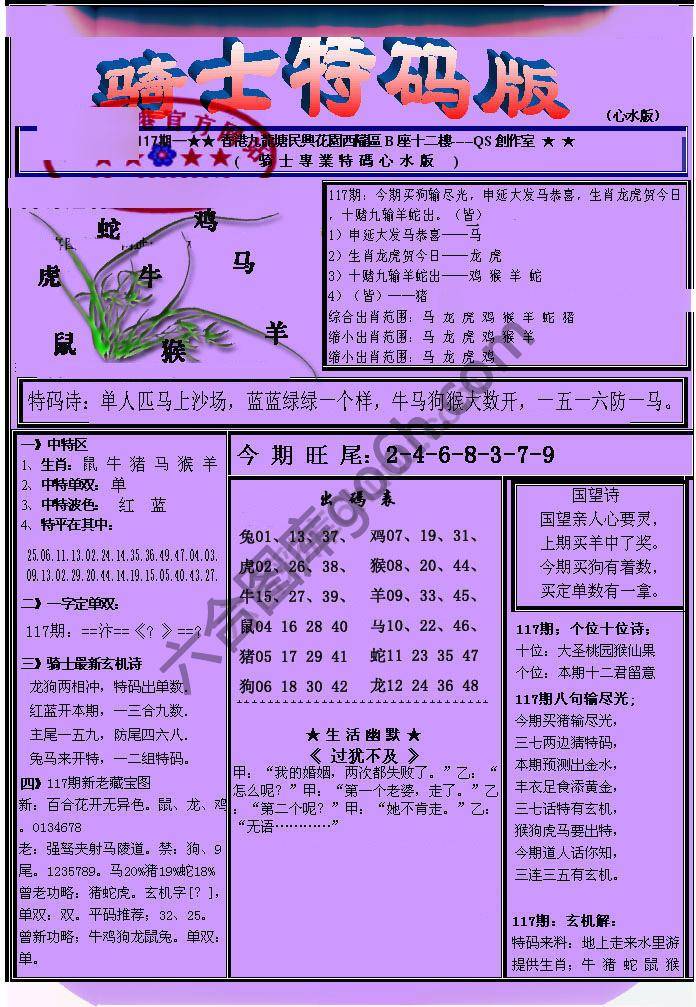 另类骑士特码版