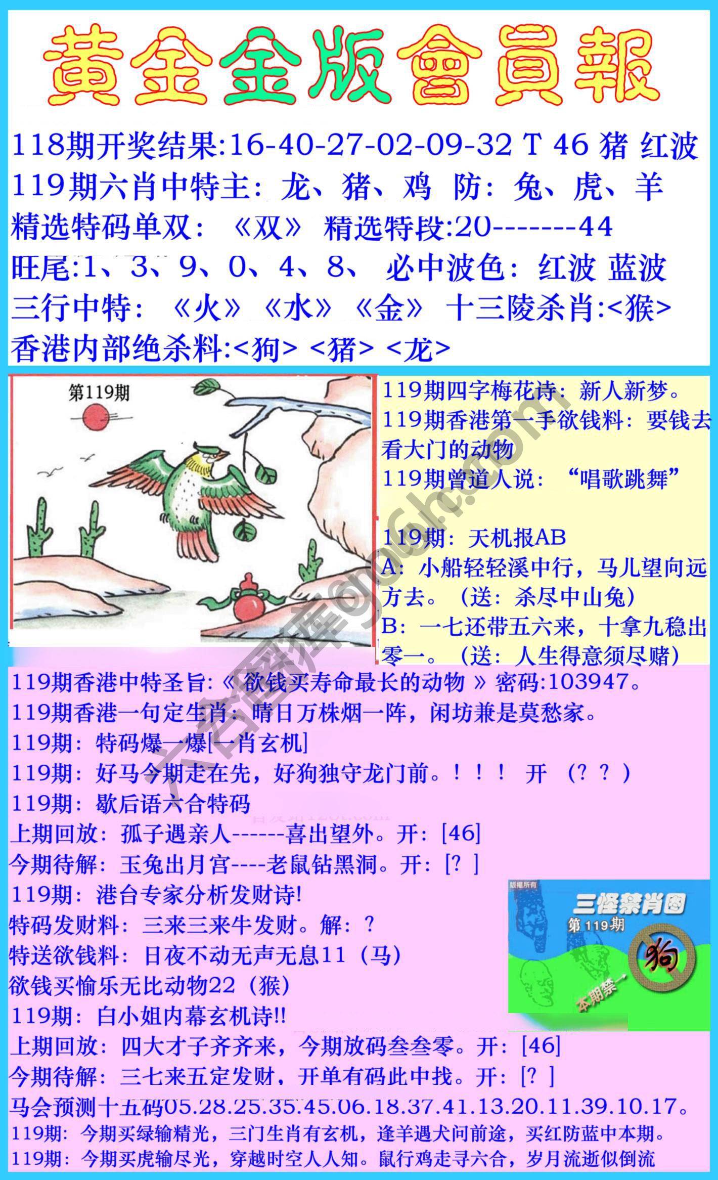 黄金金版会员报