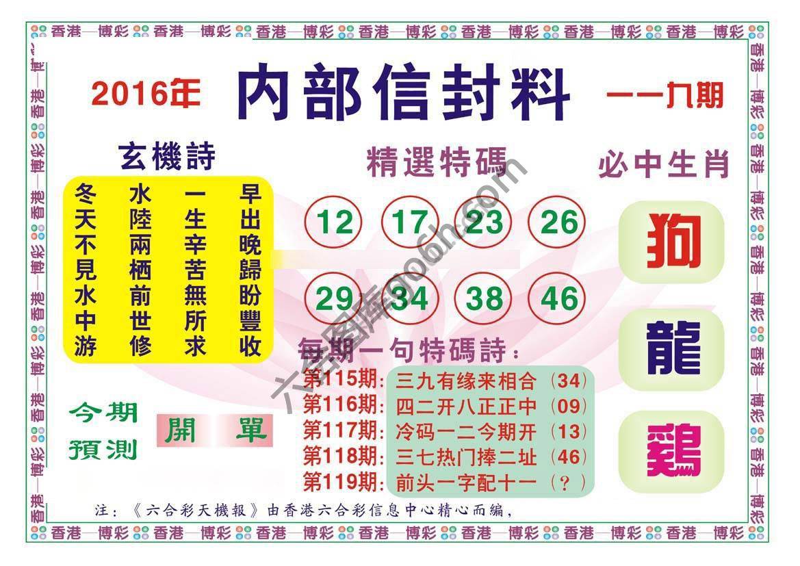 内部信封料