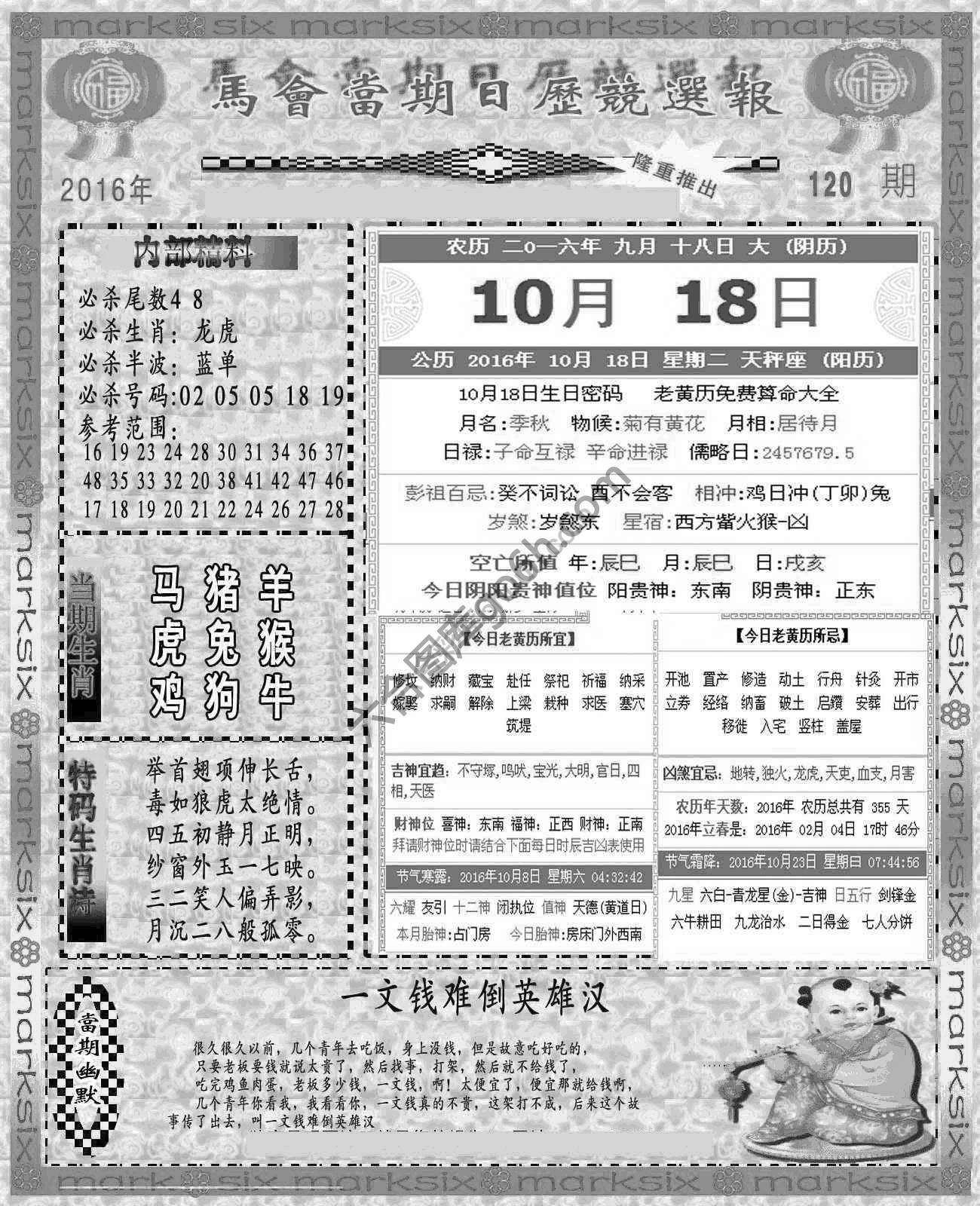 当天报