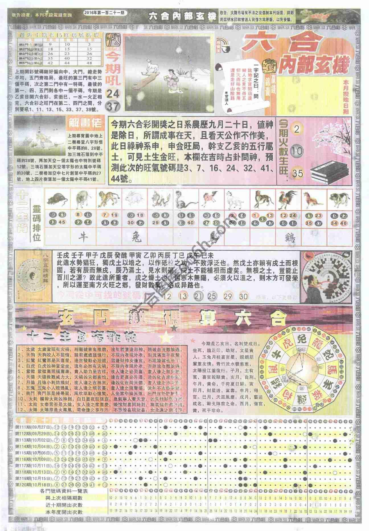 六合内部玄机