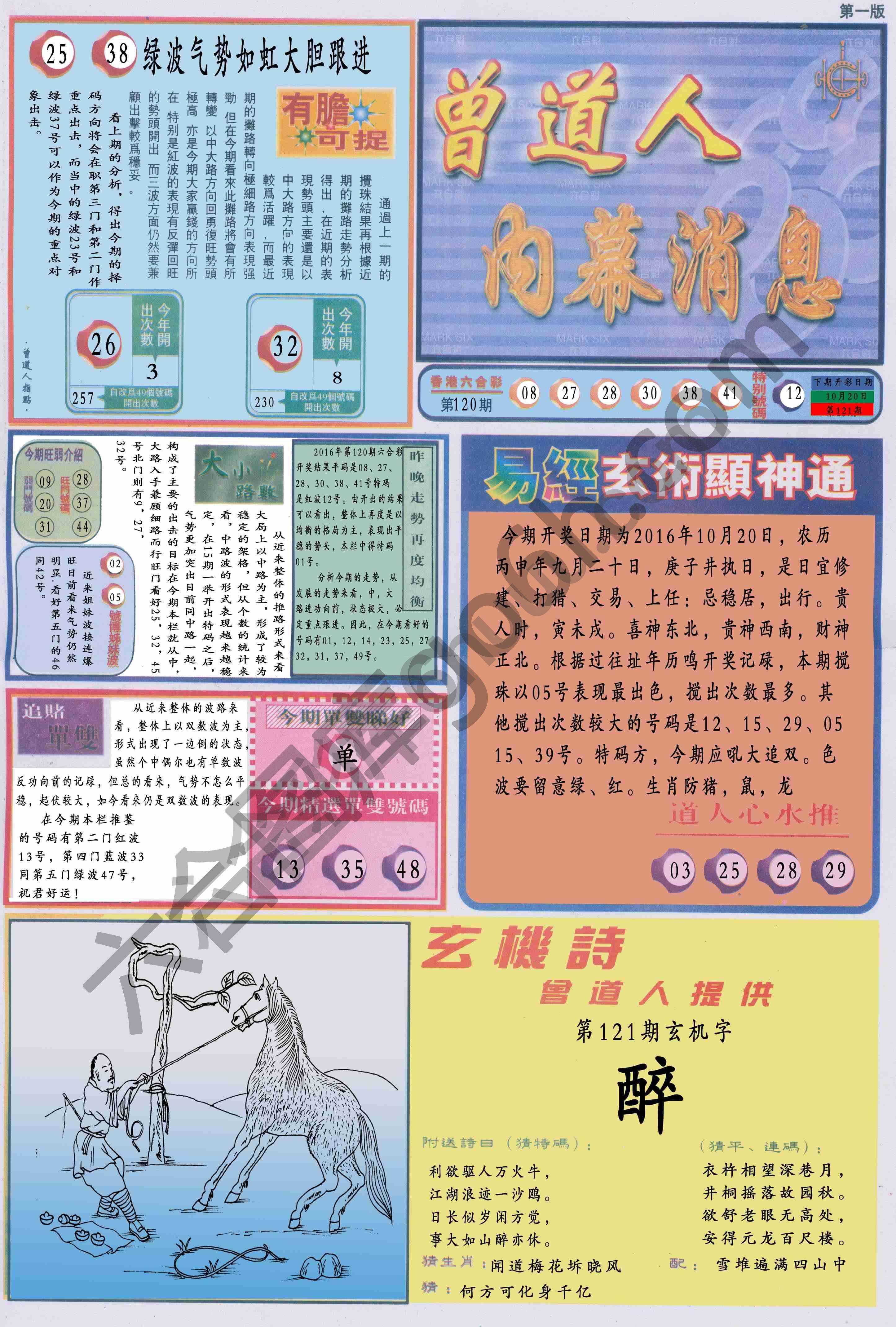 曾道人内幕消息