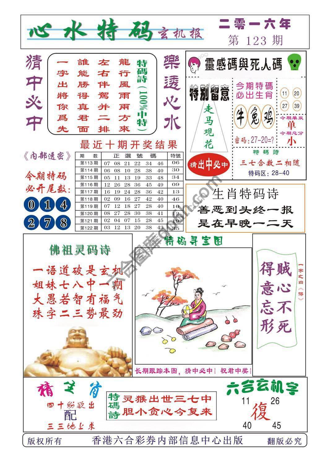 心水特码