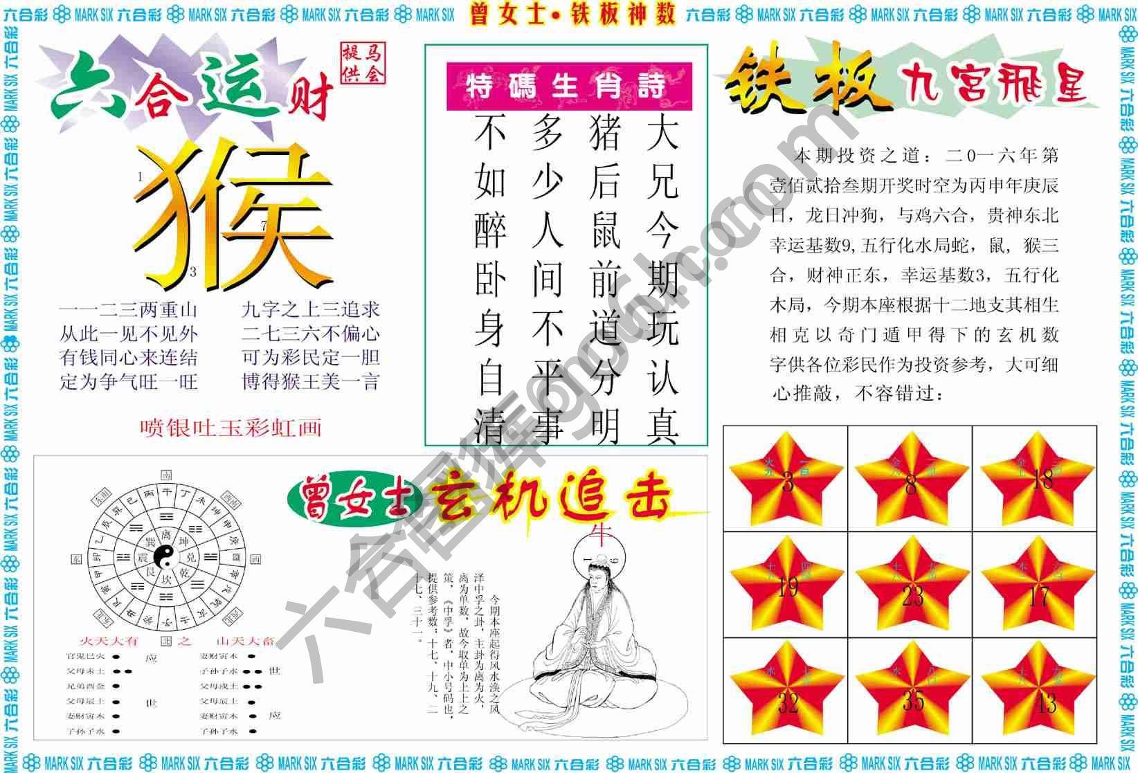 曾女士铁板神数