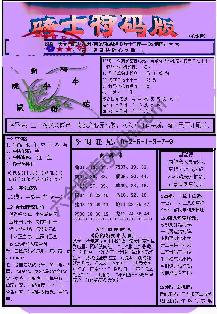 另类骑士特码版
