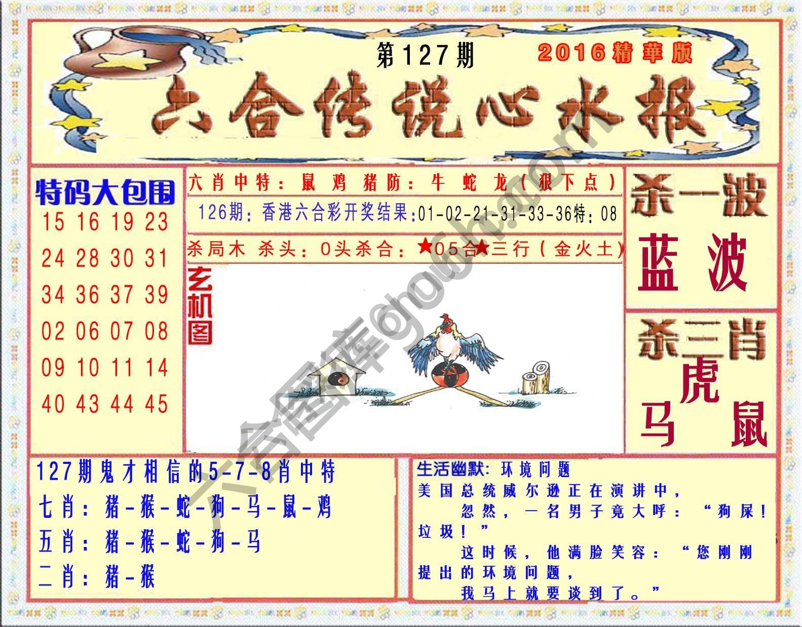 六合传说心水报