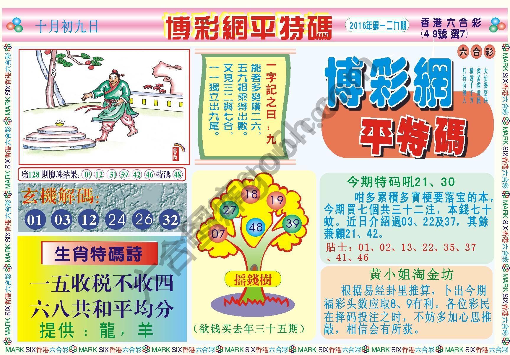 博彩网平特码