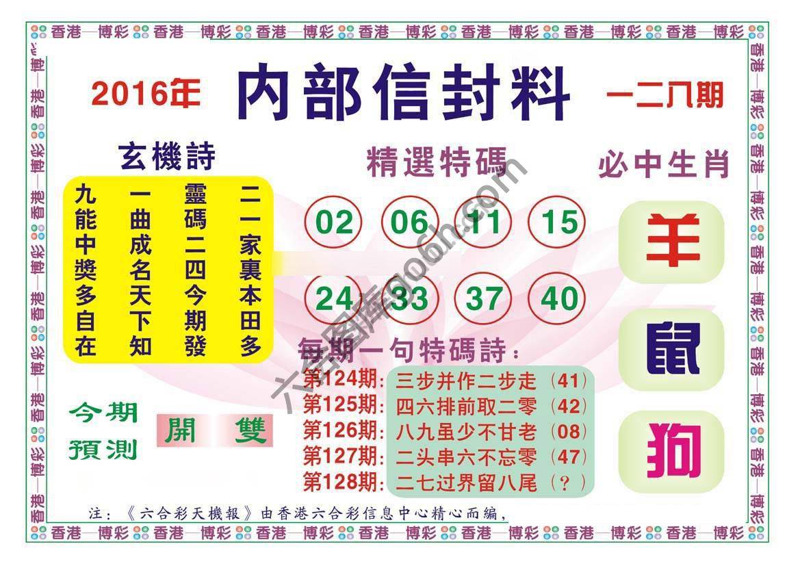 内部信封料