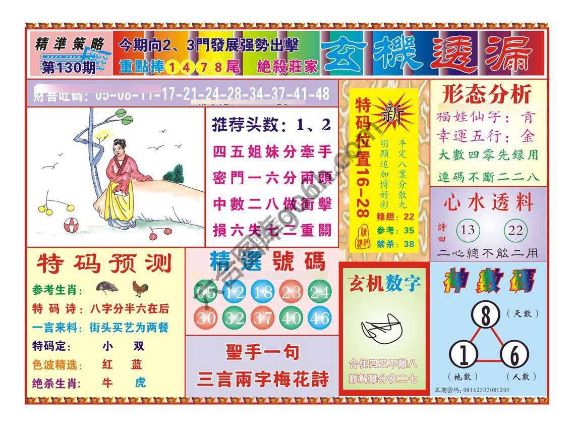玄机透漏