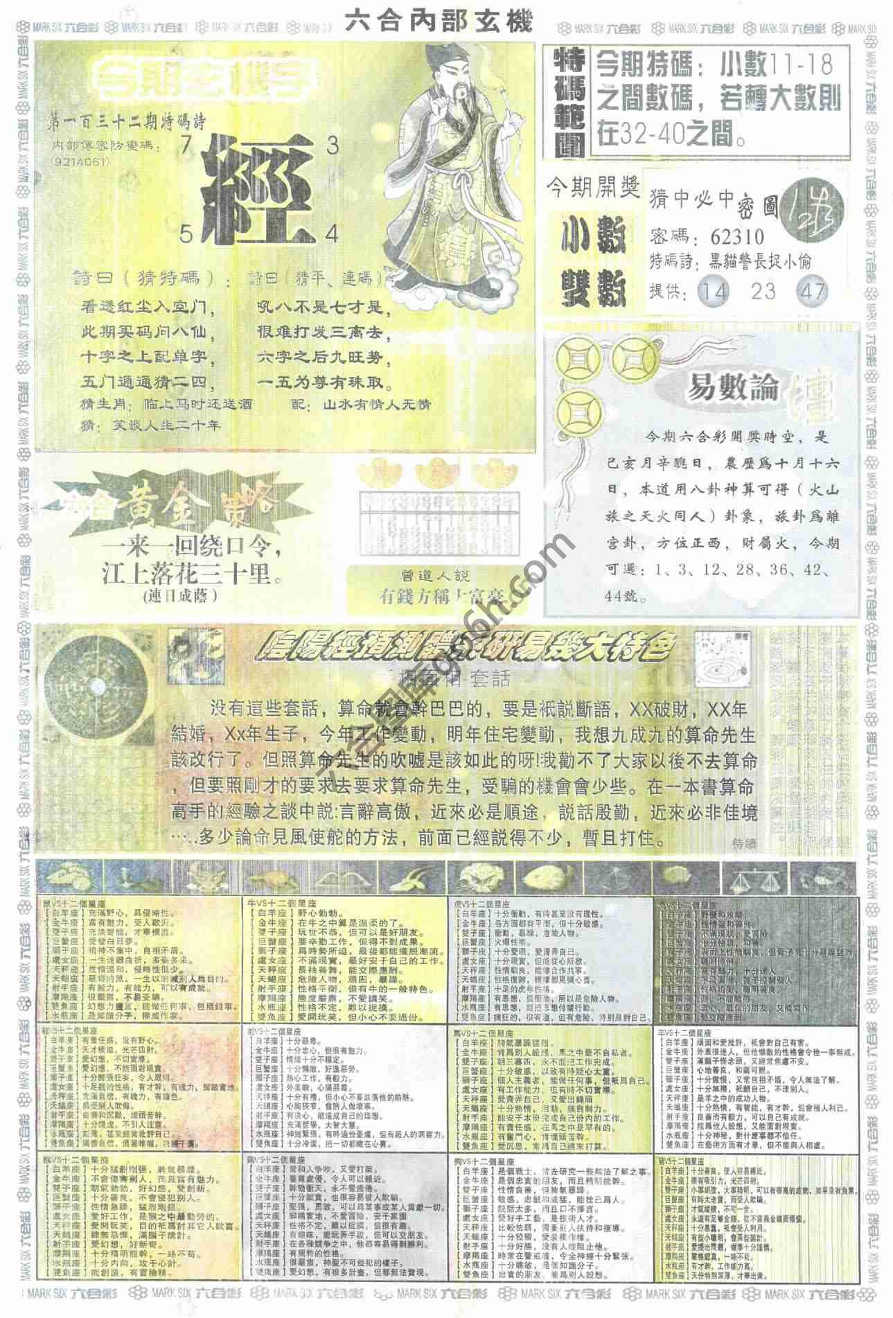 六合内部玄机