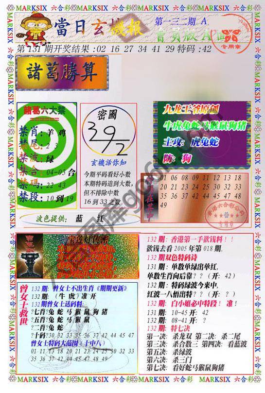 当日玄机报
