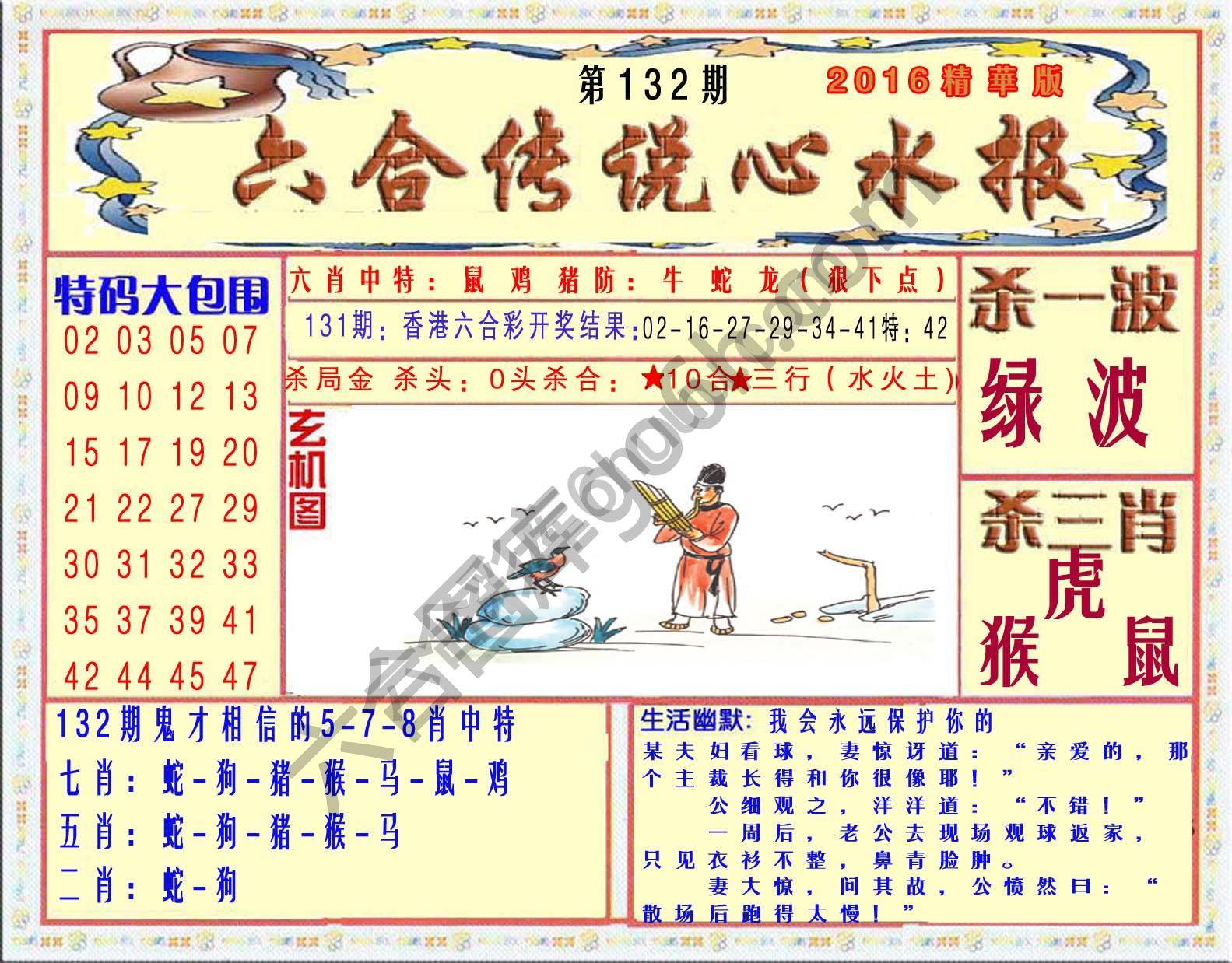 六合传说心水报
