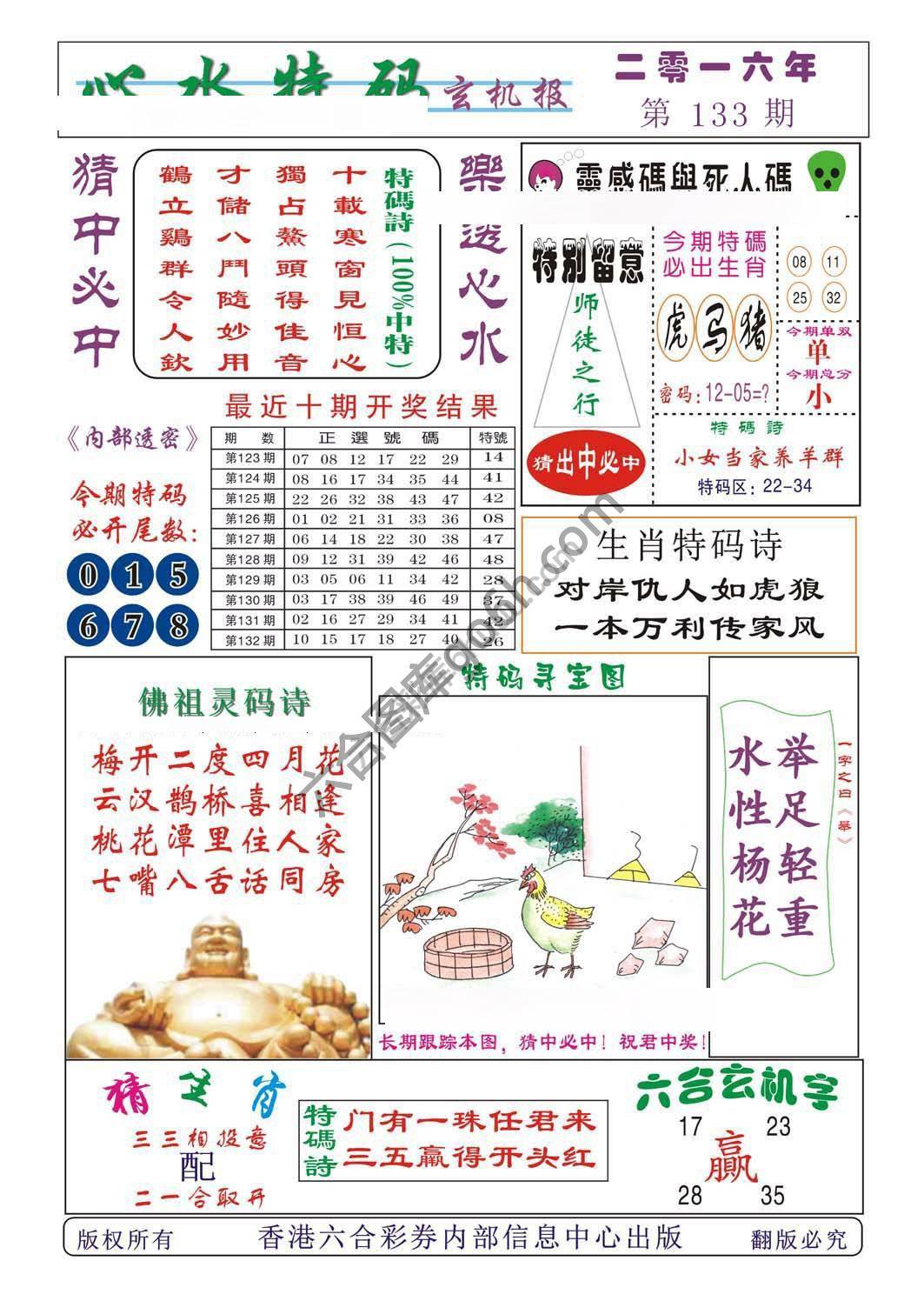 心水特码