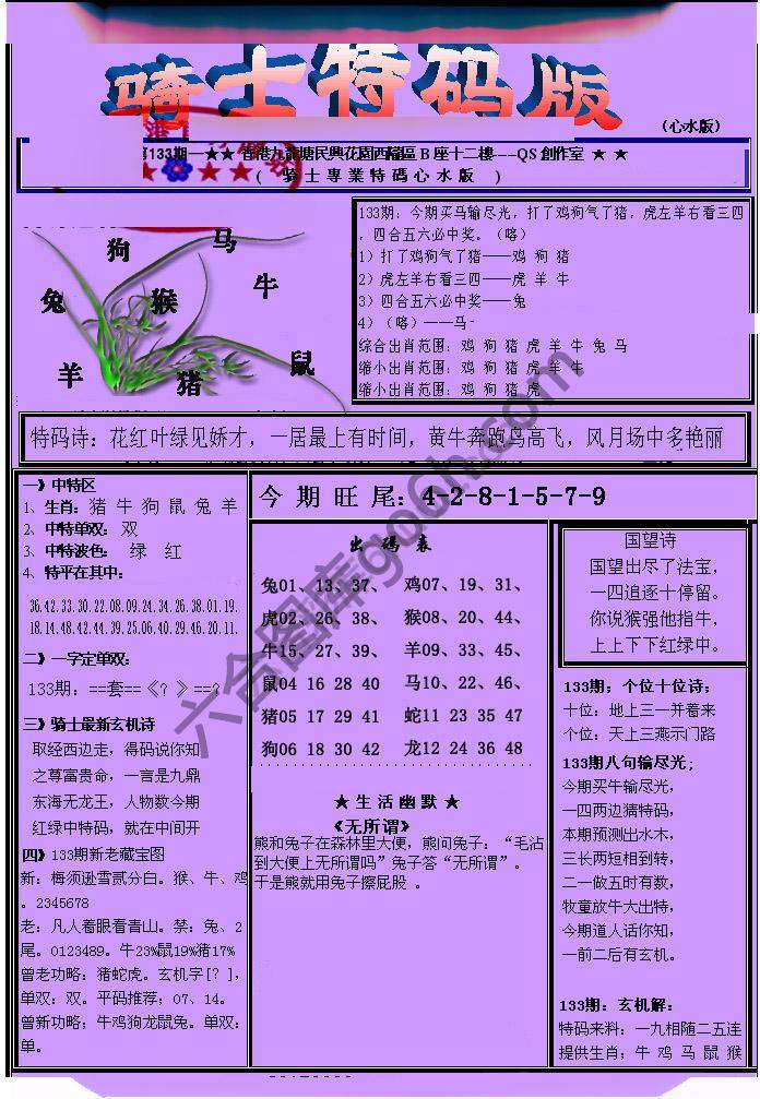 另类骑士特码版