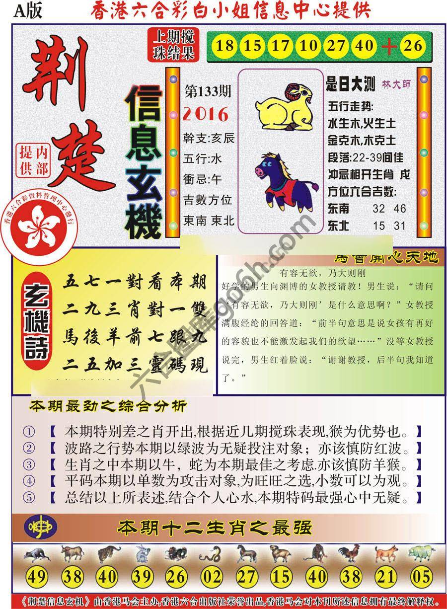 荆楚信息玄机
