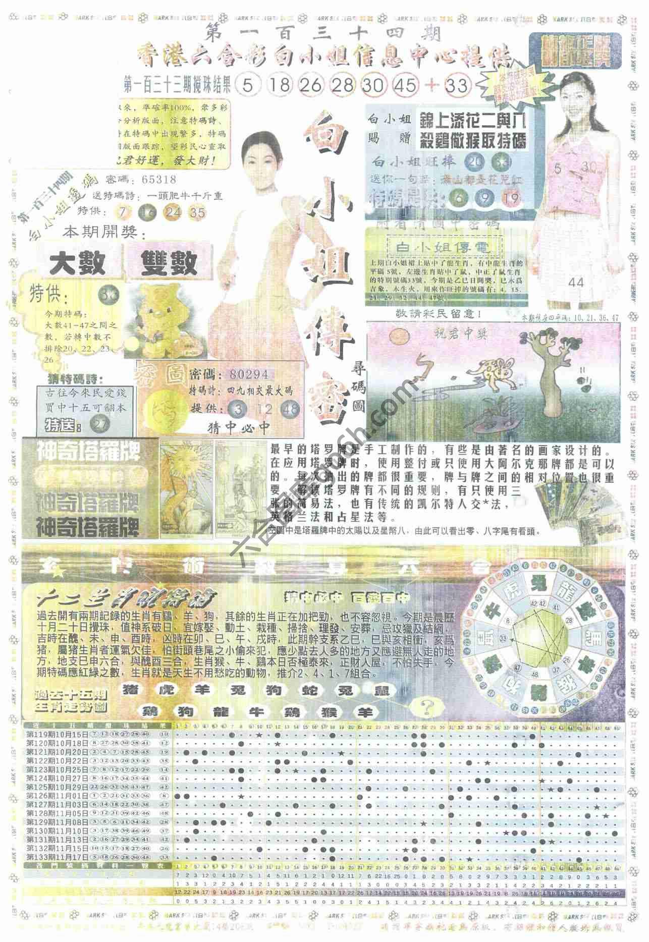 白小姐传密