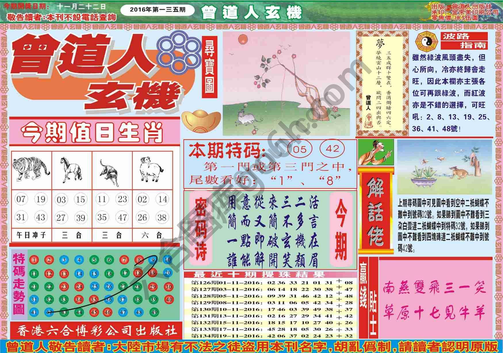 曾道人玄机