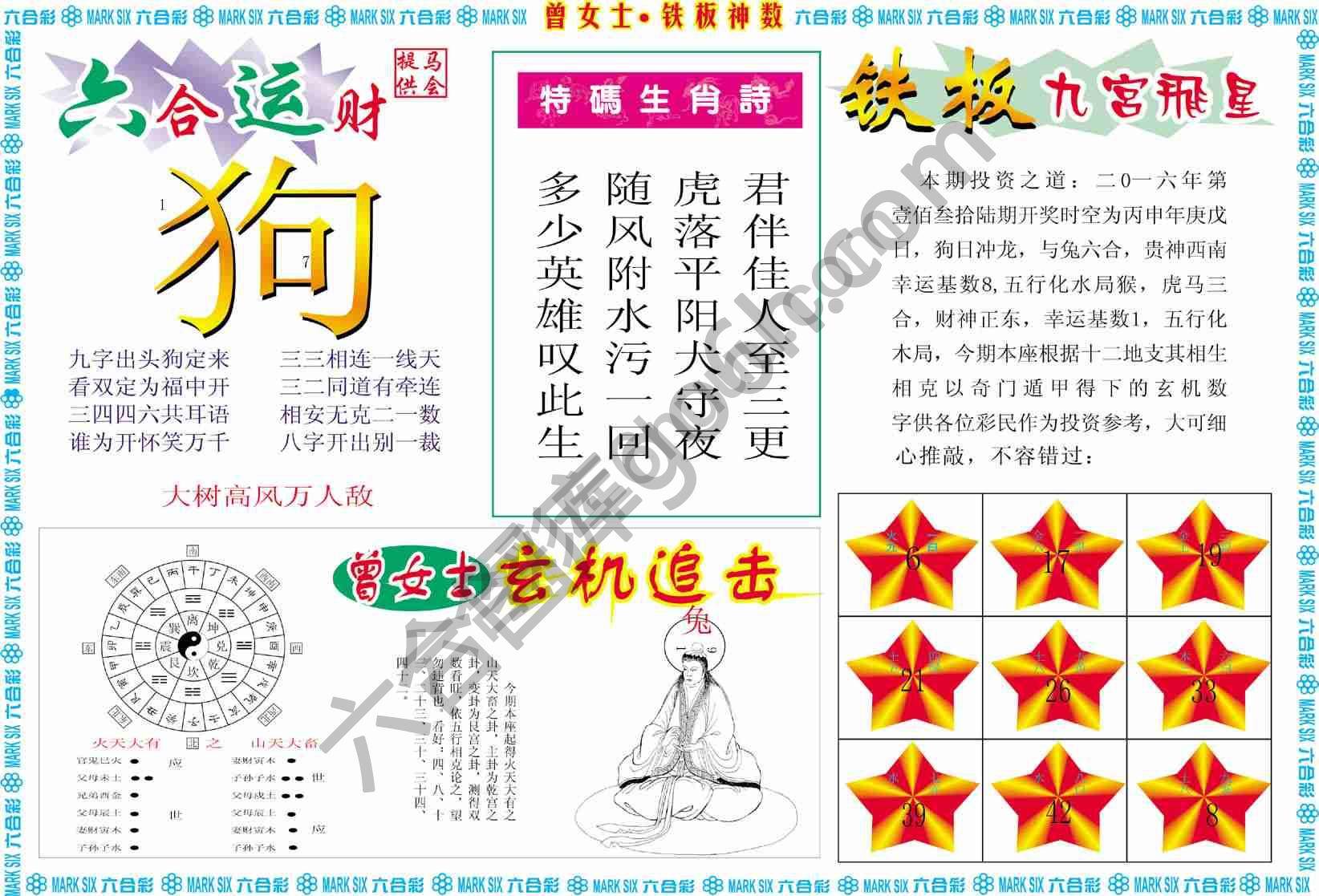 曾女士铁板神数