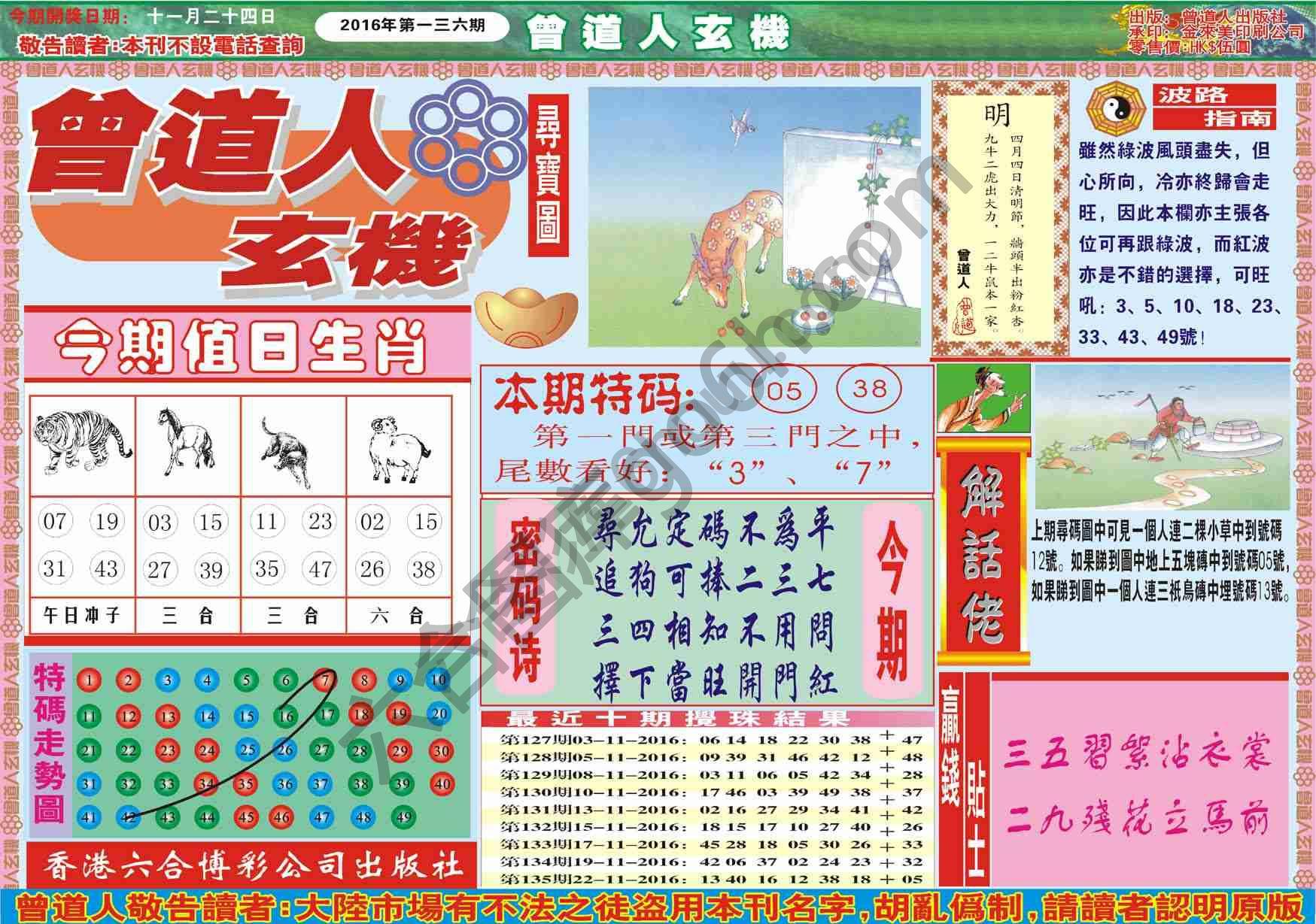 曾道人玄机