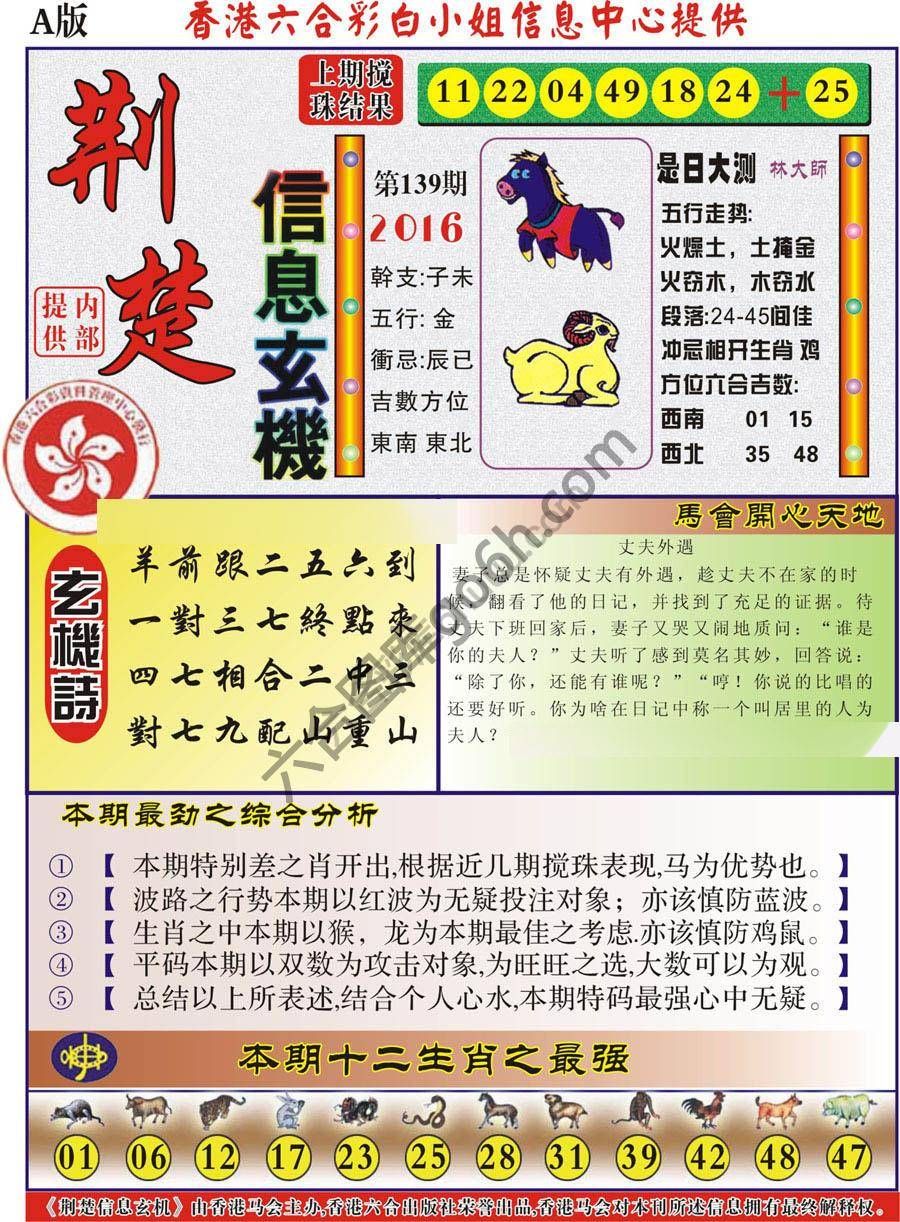荆楚信息玄机