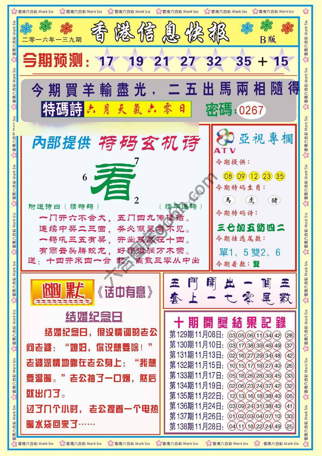 香港信息快报